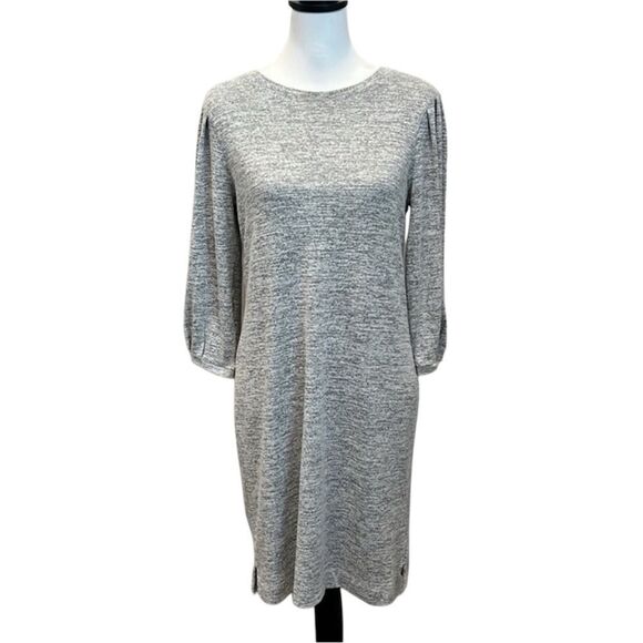 Chicos Zenergy Soft Essentials Knee-Length Sweater Tunic Casual Lounge Dress - Picture 1 of 13